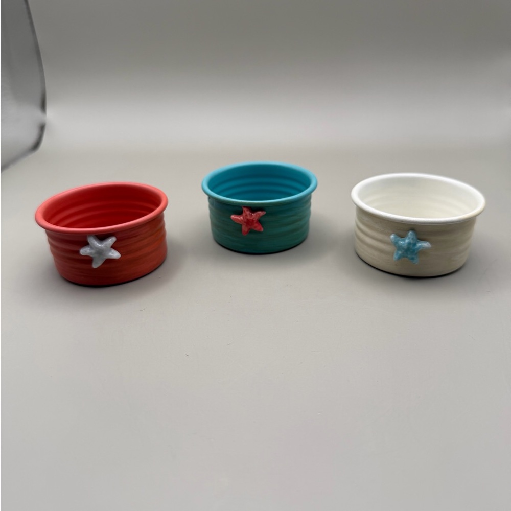 Set of 3 Starfish Tealight Holders